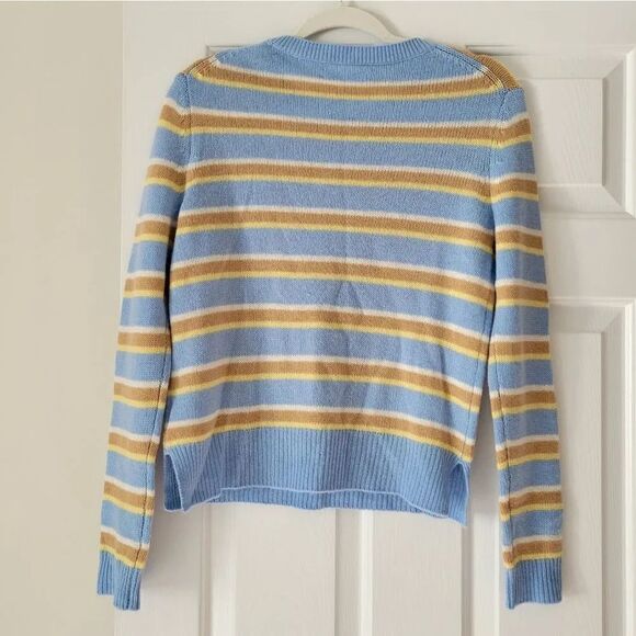 Chinti and Parker Jalisco Striped Wool & Cashmere Blend Sweater XS - Picture 7 of 8